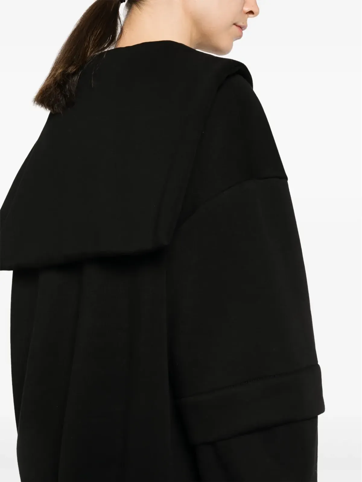 Ioana Ciolacu セーラーカラーVネックトップ - 画像5