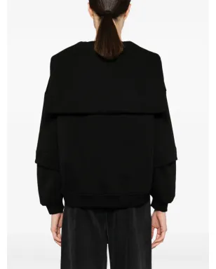 Ioana Ciolacu セーラーカラーVネックトップ - サムネイル4