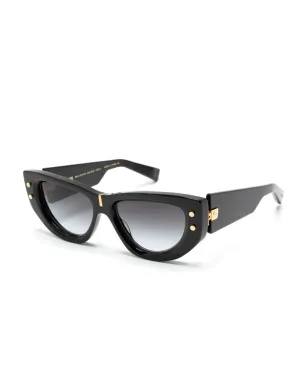 Balmain Eyewear B-Muse 蝶型フレーム サングラス - ブラック - サムネイル2