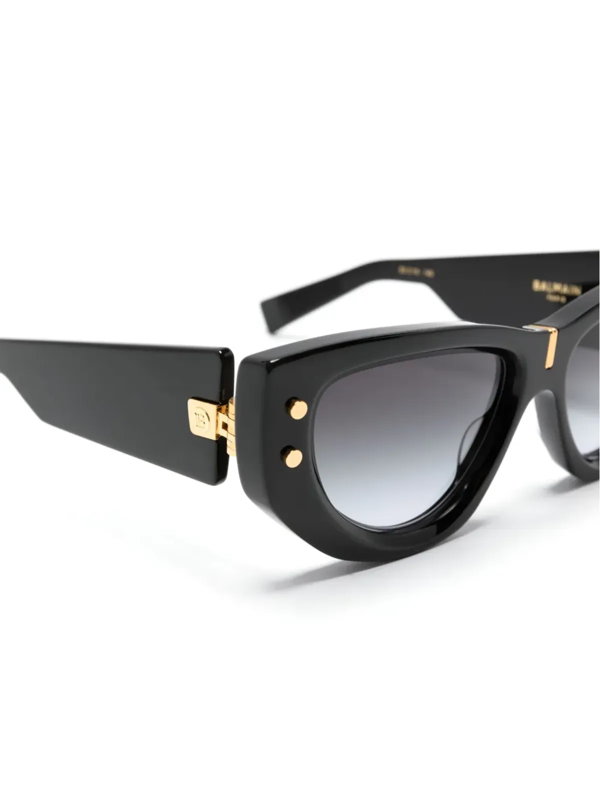 Balmain Eyewear B-Muse 蝶型フレーム サングラス - ブラック - 画像3