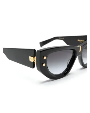 Balmain Eyewear B-Muse 蝶型フレーム サングラス - ブラック - サムネイル3