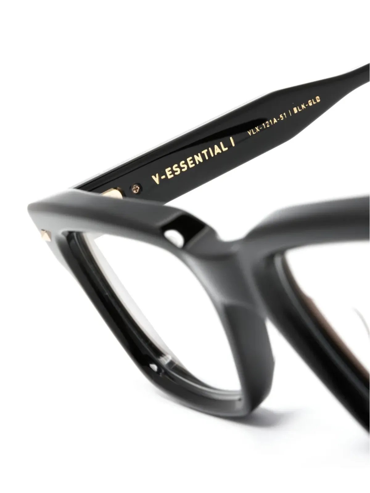 VALENTINO GARAVANI EYEWEAR Y-Essential スクエアフレーム眼鏡 - ブラック - 画像3