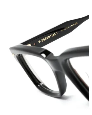 VALENTINO GARAVANI EYEWEAR Y-Essential スクエアフレーム眼鏡 - ブラック - サムネイル3