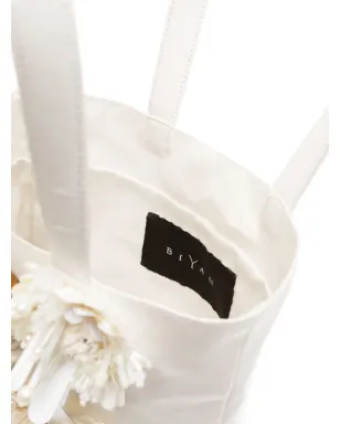 Biyan 花モチーフのトートバッグ - サムネイル5