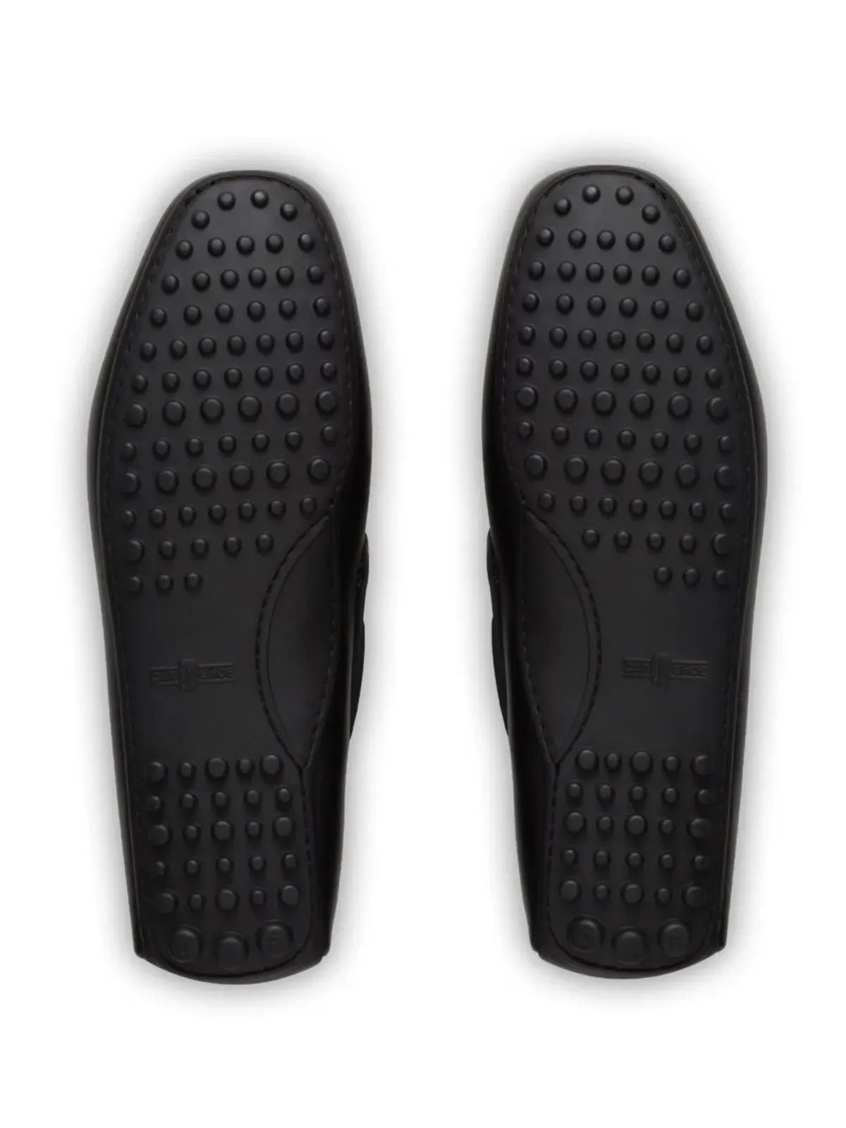 Car Shoe リボンディテール レザー ドライビングシューズ - 画像5