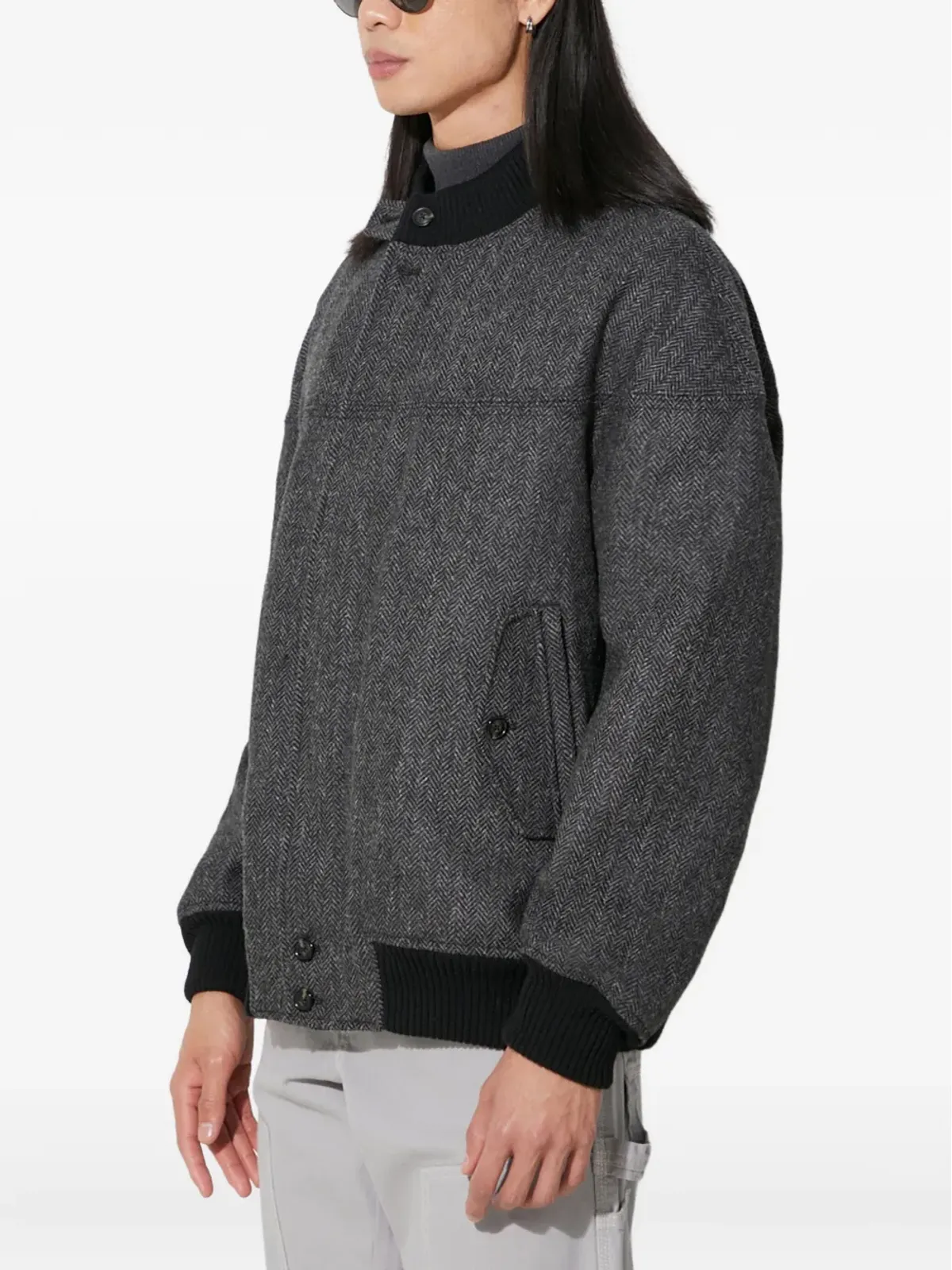 Baracuta G9 ヘリンボーン ボンバー ジャケット - 画像3