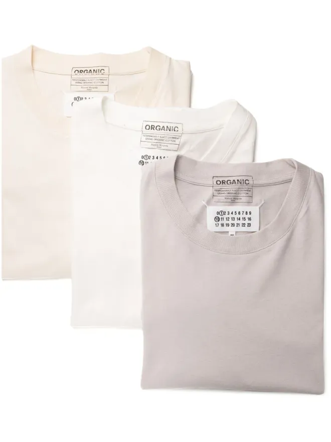 Maison Margiela Maison Margiela コットン Tシャツ セット - ニュートラルカラーの商品画像