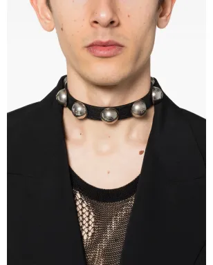 Acne Studios スタッド付きレザーチョーカー - サムネイル2