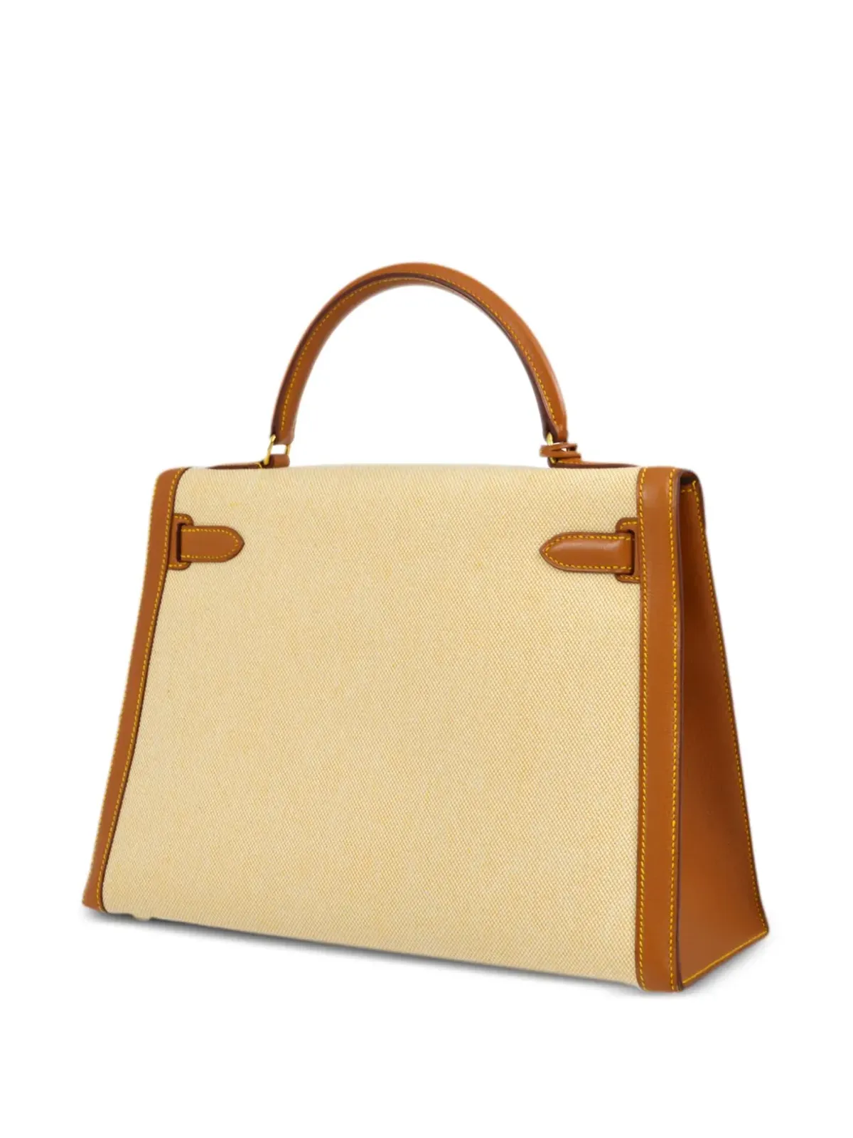 Hermès ビンテージ 1996 ケリー 32 セリエール ツーウェイ ハンドバッグ - ニュートラル系 - 画像2