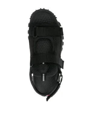 Moncler Vela ロゴパッチ サンダル - ブラック - サムネイル4