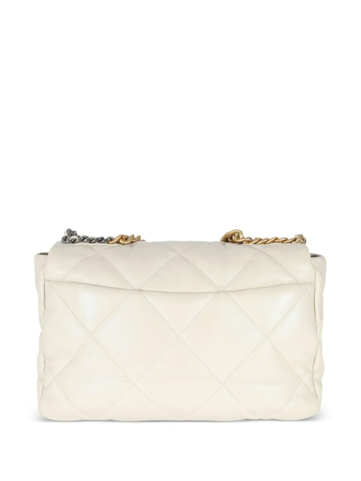 CHANEL ビンテージ 2020 ダイヤモンドキルティング ショルダーバッグ - ベージュ系 - 画像2