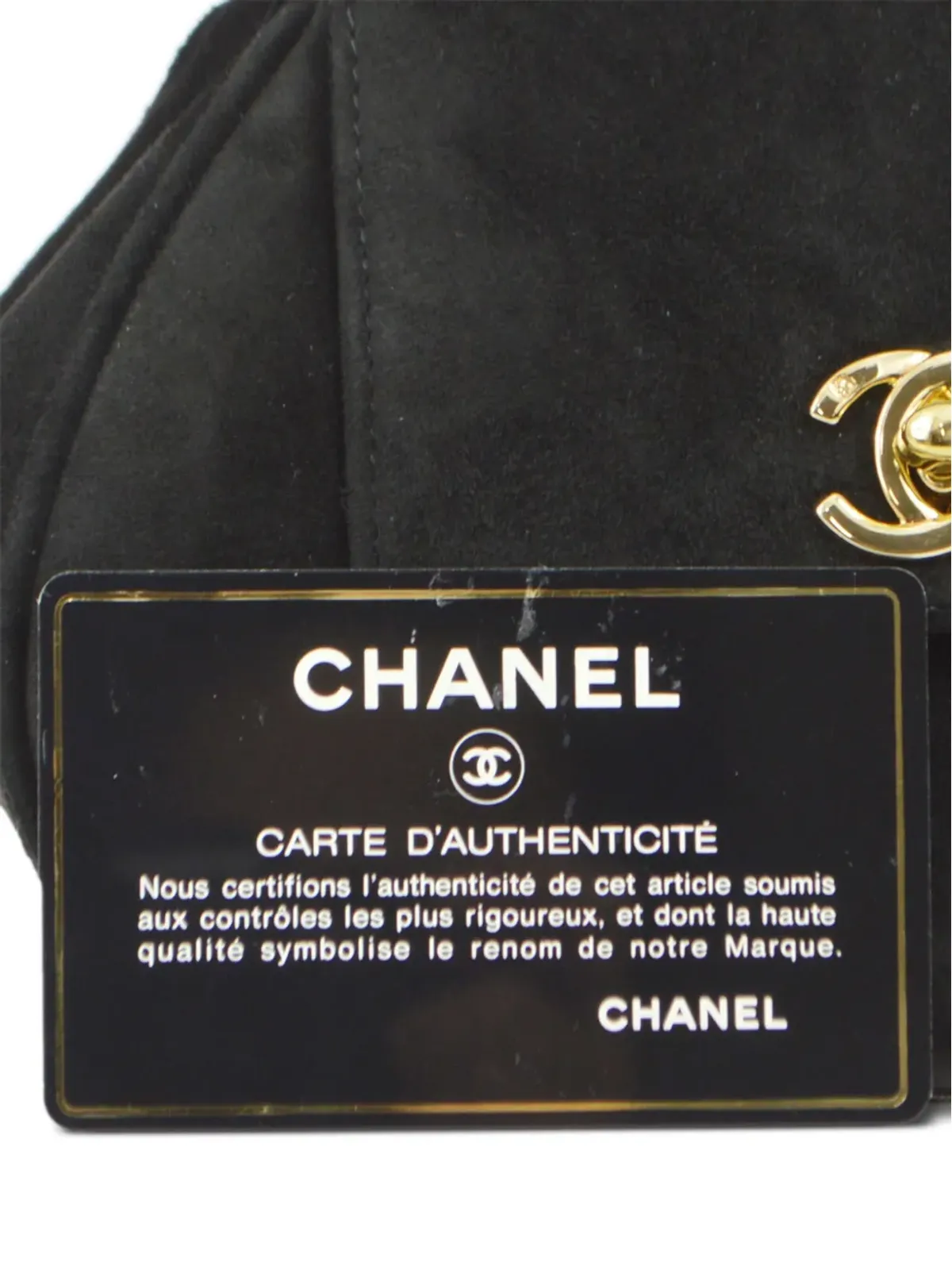 CHANEL ビンテージ 1997年製 CCターンロック ツイスト ハンドバッグ - ブラック - 画像5