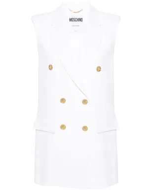 Moschino ダブルブレスト ブレザージレ - ホワイト - サムネイル1