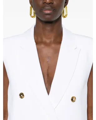 Moschino ダブルブレスト ブレザージレ - ホワイト - サムネイル5