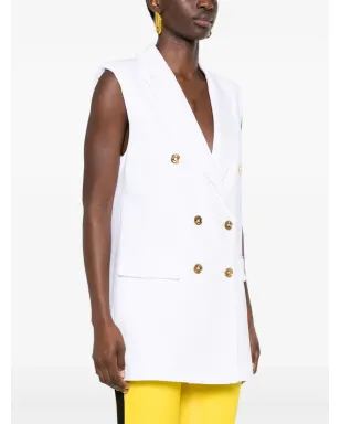 Moschino ダブルブレスト ブレザージレ - ホワイト - サムネイル3