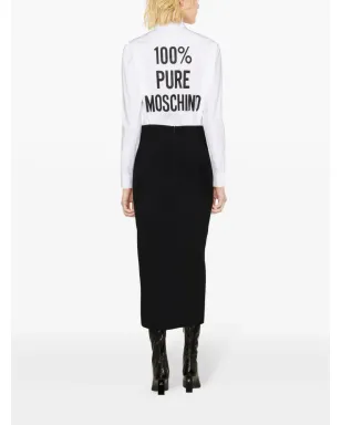 Moschino ロゴプリント ポプリン シャツ - サムネイル2