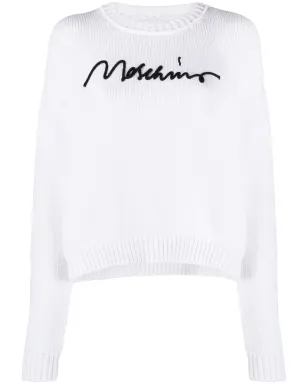 Moschino ロゴ刺繍入りリブ編みニット - サムネイル1
