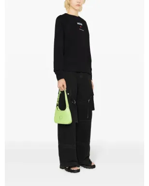 Moschino 刺繍ロゴ入り コットン スウェットシャツ - ブラック - サムネイル3