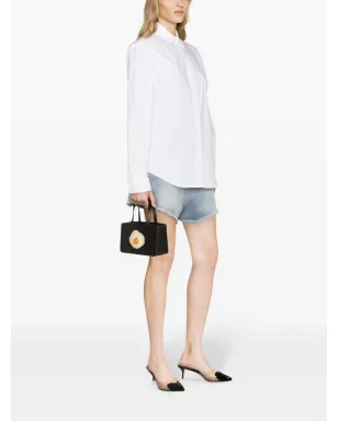 Moschino ハート刺繍シャツ - White - サムネイル3