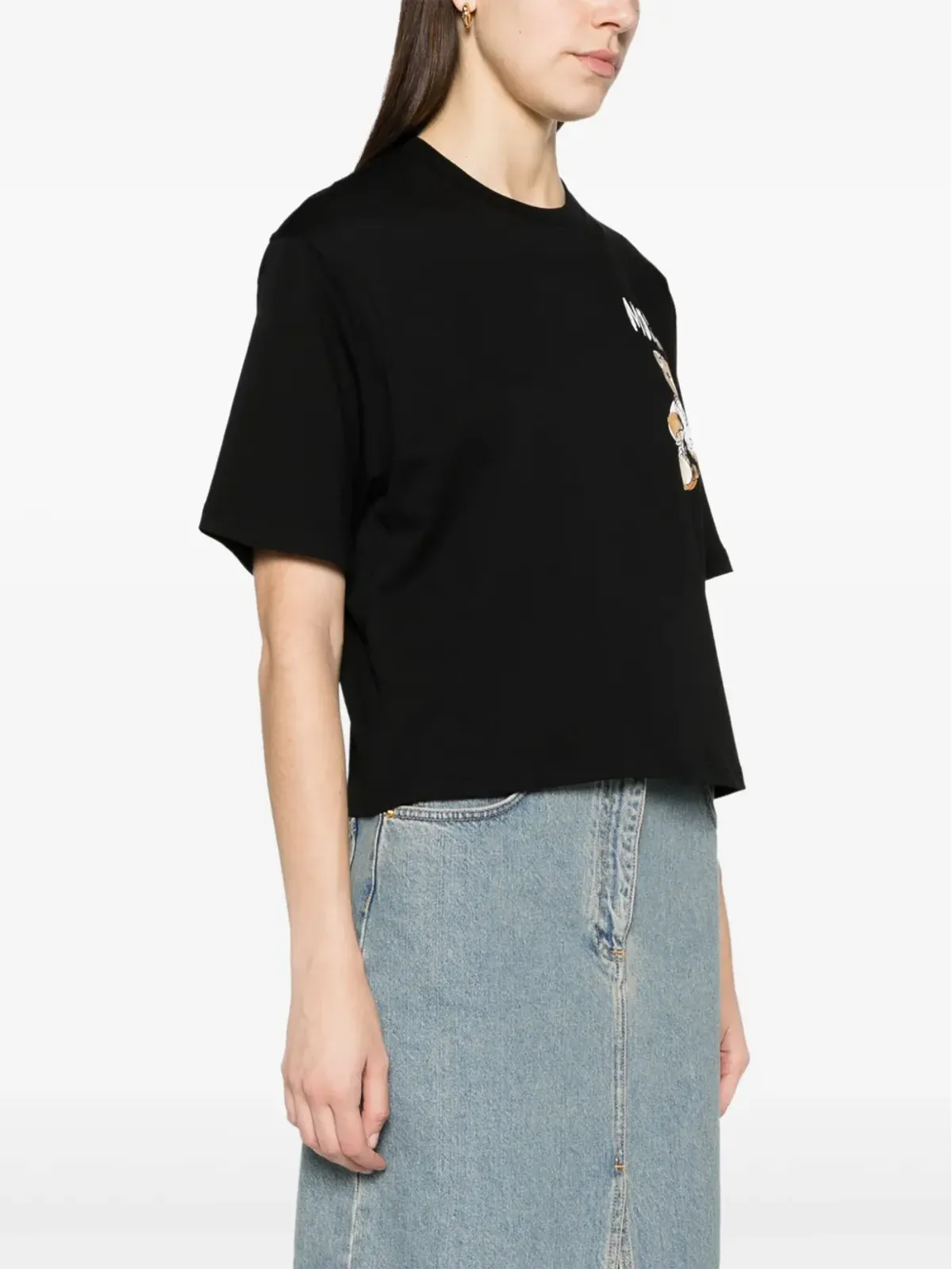 Moschino テディベア柄Tシャツ - ブラック - 画像3