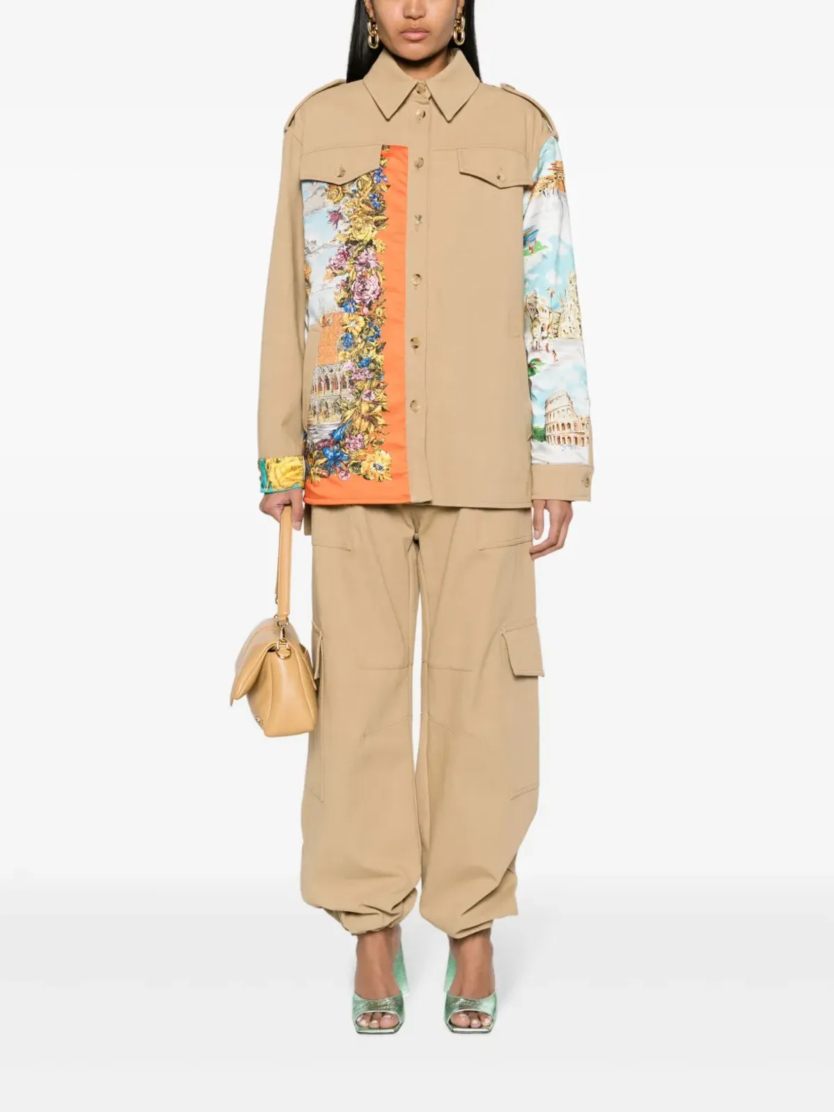 Moschino ロゴ刺繍カーゴパンツ - 画像2