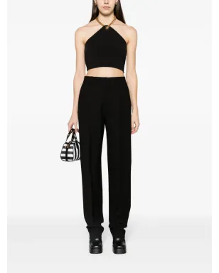 Moschino ストレートレッグ テーラードパンツ ブラック - サムネイル2