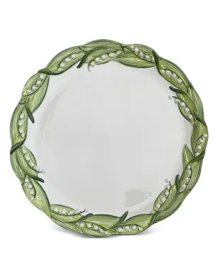 Les-Ottomans Lily Of The Valley セラミックプレゼンテーションプレート - サムネイル1