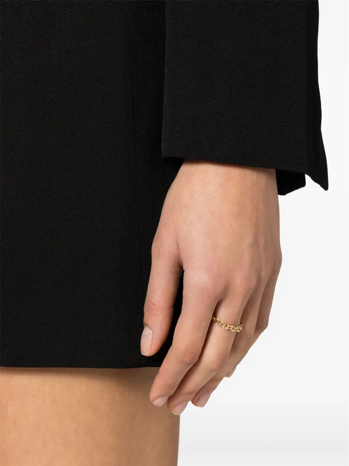 Lizzie Mandler Fine Jewelry 18kt イエローゴールド ミクロソフト チェーンリンクリング - 画像2