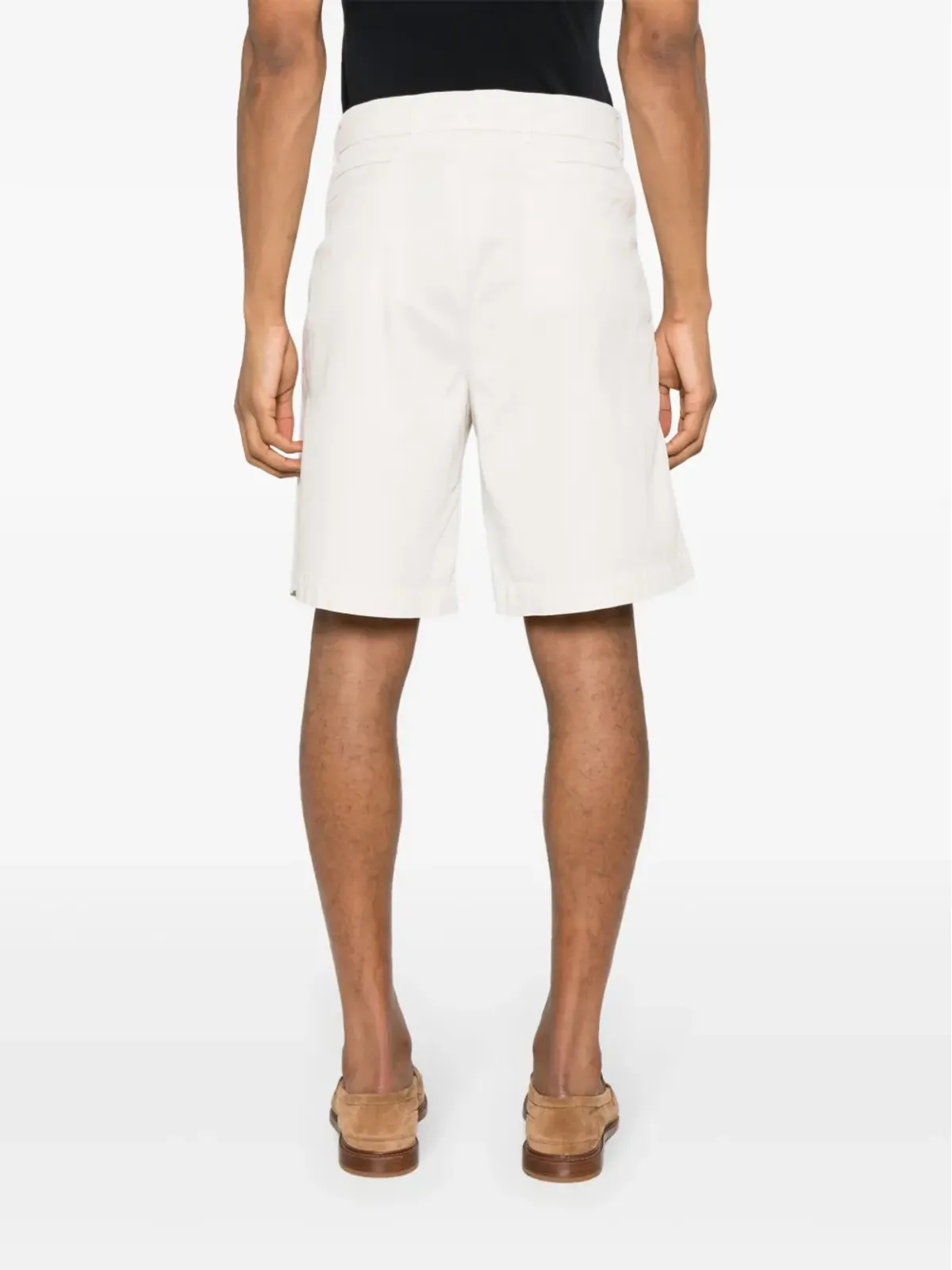 Brunello Cucinelli ツイルコットン ベルムダショーツ - ニュートラルカラー - 画像4