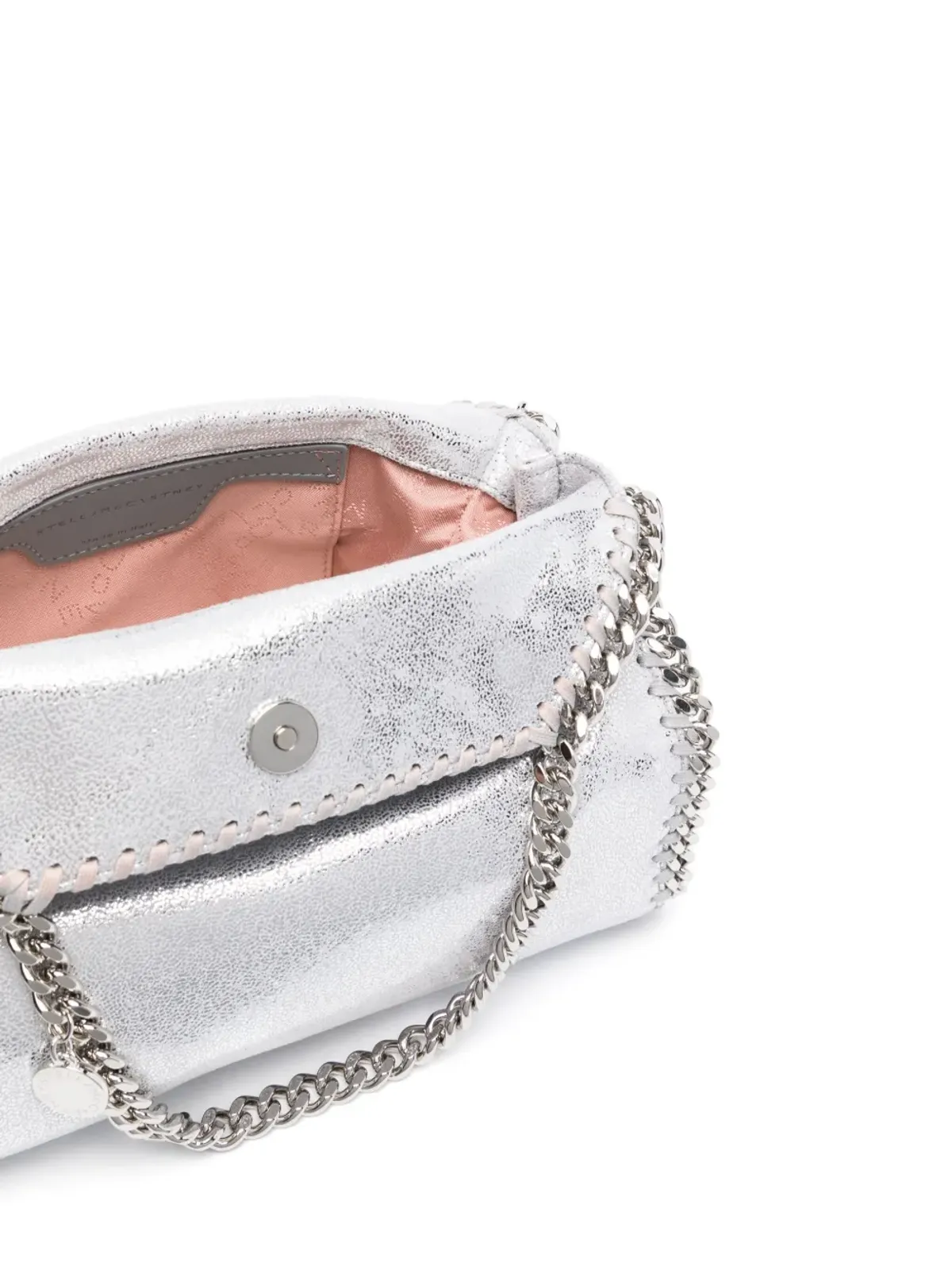 Stella McCartney Falabella メタリック仕上げ トートバッグ - シルバー - 画像5