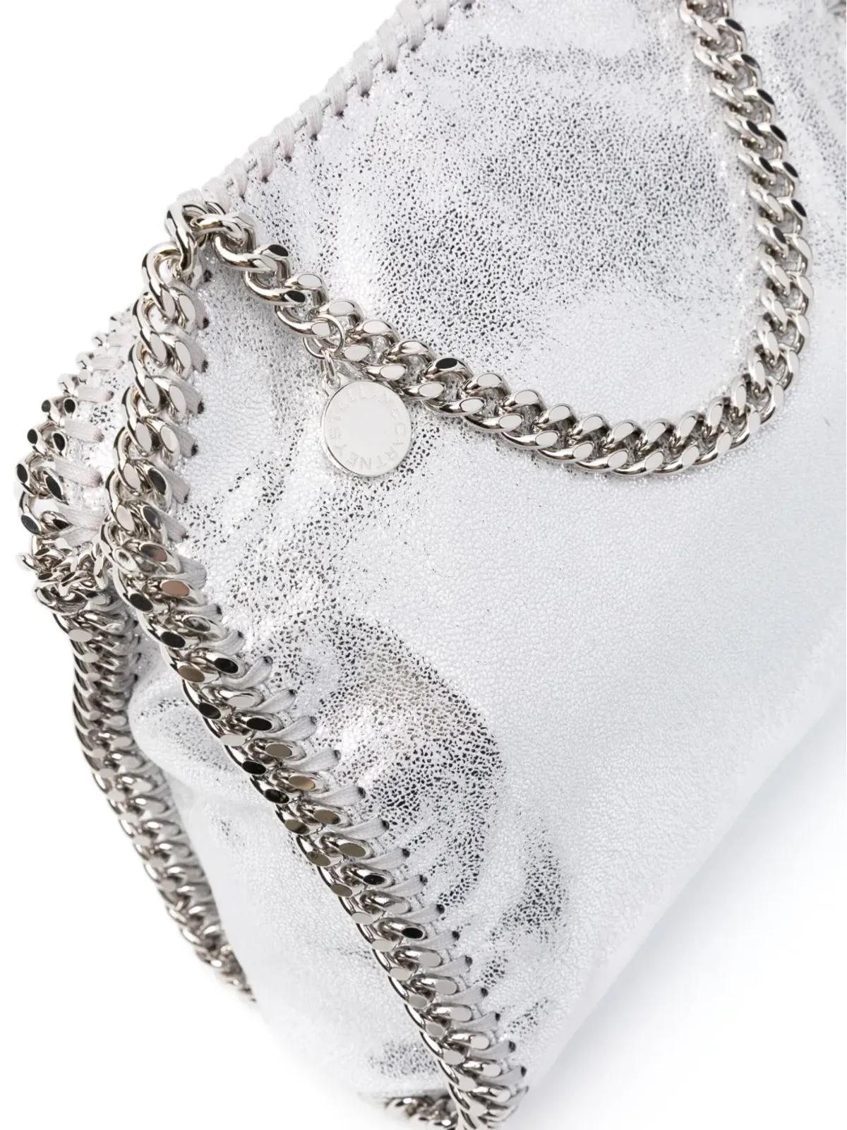 Stella McCartney Falabella メタリック仕上げ トートバッグ - シルバー - 画像4