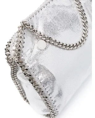 Stella McCartney Falabella メタリック仕上げ トートバッグ - シルバー - サムネイル4
