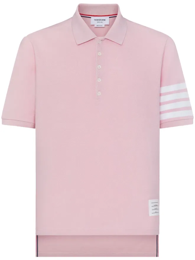 Thom Browne Thom Browne スリーストライプ ポロシャツ ピンクの商品画像