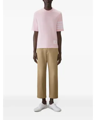 Thom Browne 三本ストライプ Tシャツ ピンク - サムネイル2