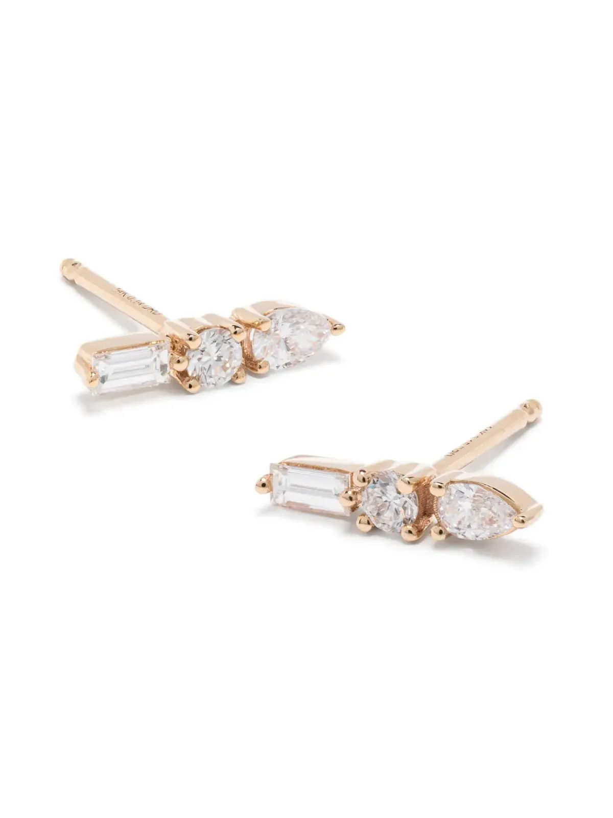 Dana Rebecca Designs Alexa Jordyn ダイヤモンドピアス - 画像4