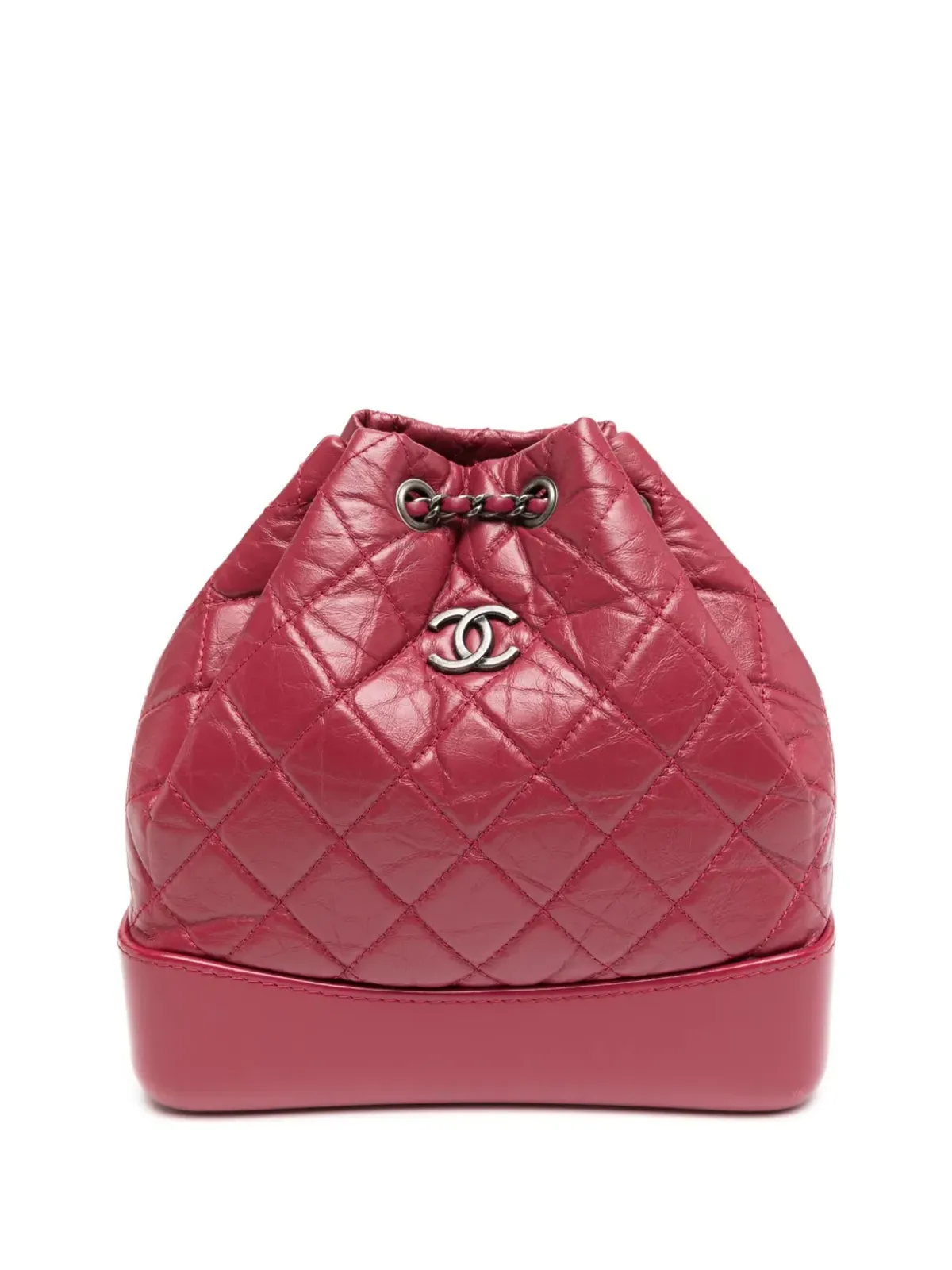 CHANEL ビンテージ Gabrielle ダイヤモンドキルト バックパック - 画像1