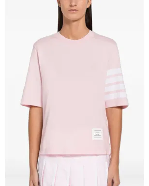 Thom Browne フォー・バー・スリーブTシャツ ピンク - サムネイル1