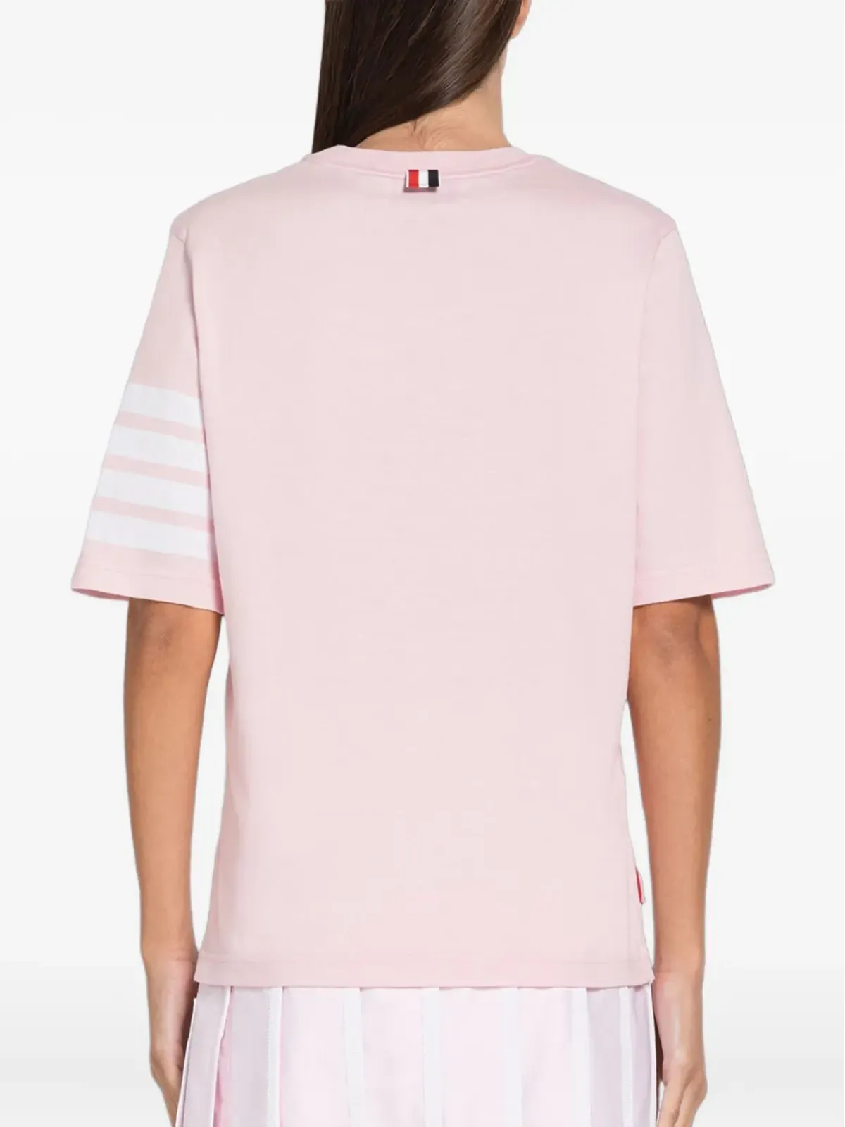 Thom Browne フォー・バー・スリーブTシャツ ピンク - 画像2
