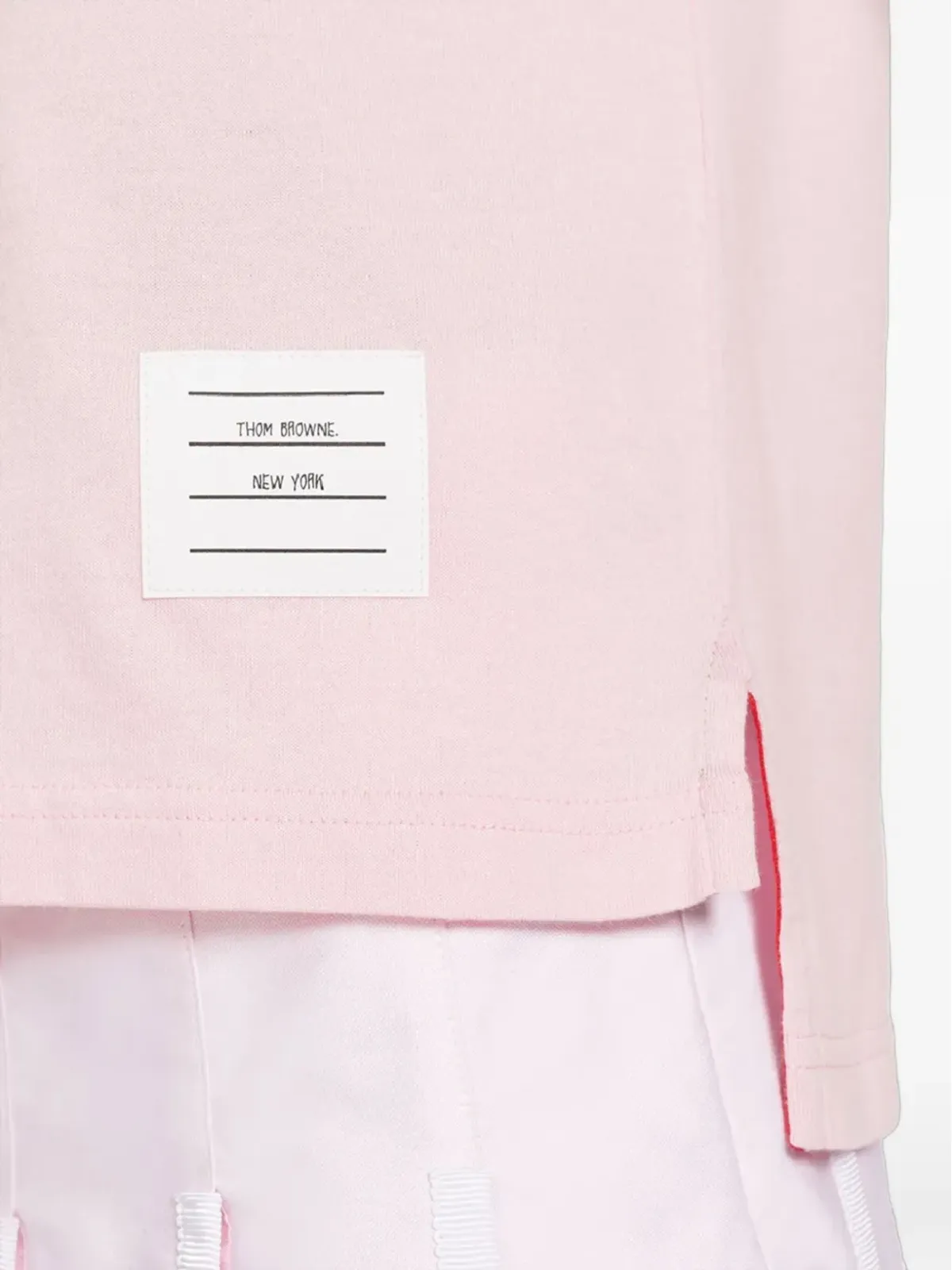 Thom Browne フォー・バー・スリーブTシャツ ピンク - 画像4