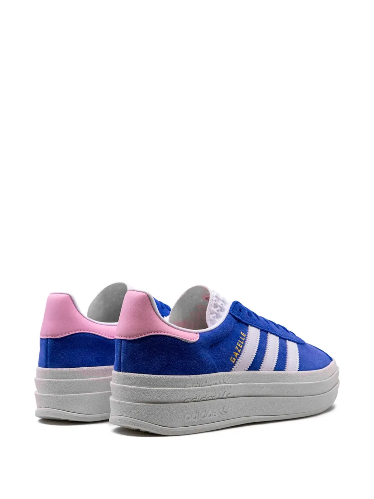 adidas Gazelle Bold ブルー プラットフォームスニーカー - 画像3