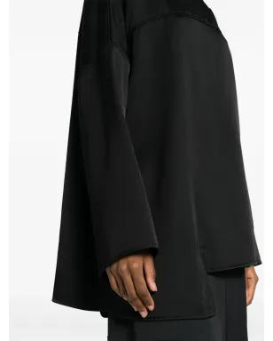 Jil Sander ロングスリーブ パネルドシャツ - ブラック - サムネイル5