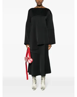 Jil Sander ロングスリーブ パネルドシャツ - ブラック - サムネイル2