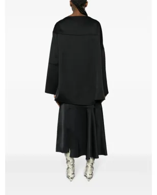 Jil Sander ロングスリーブ パネルドシャツ - ブラック - サムネイル4