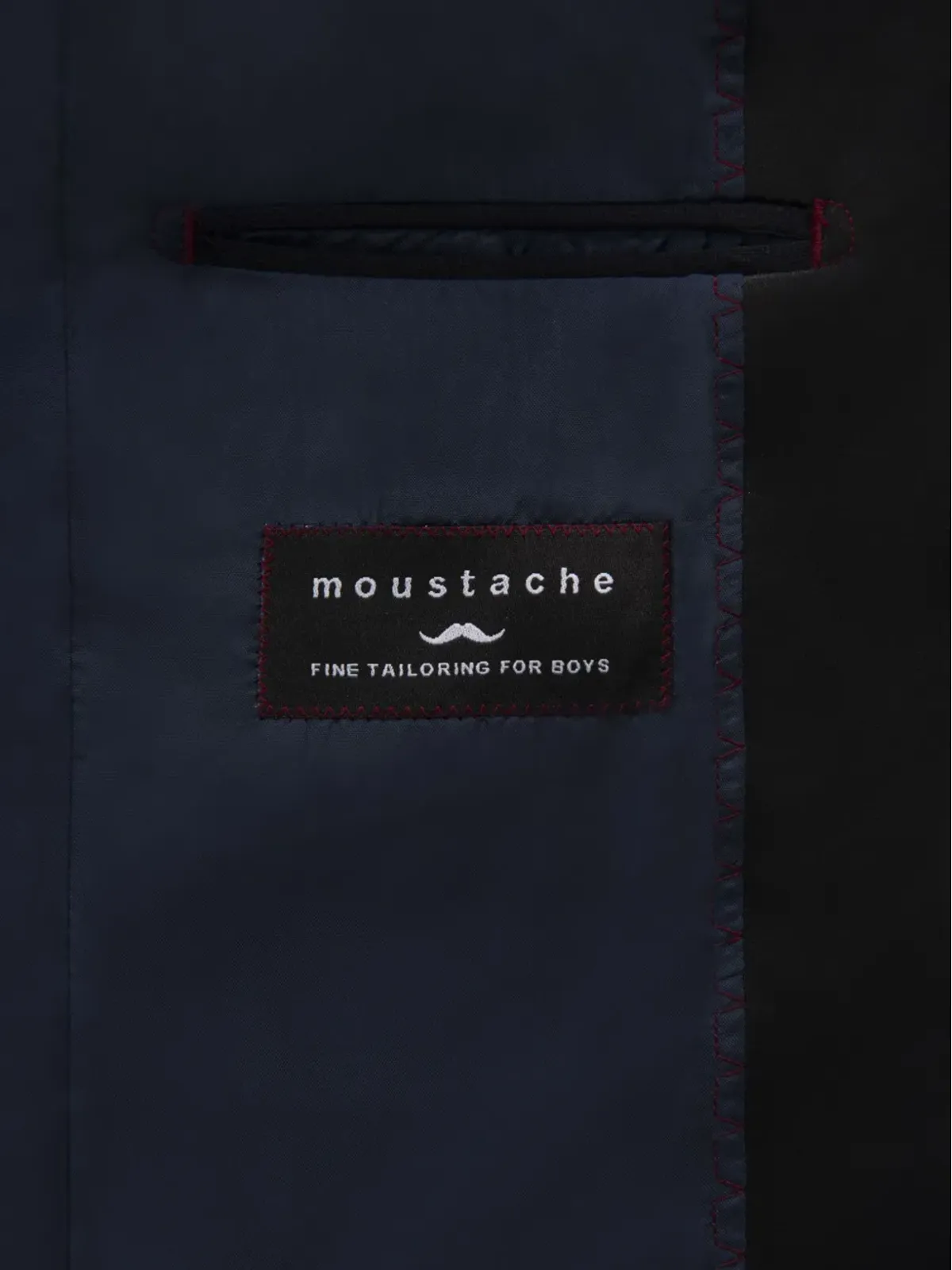 Moustache ショールカラーのシングルブレストブレザー - 画像3