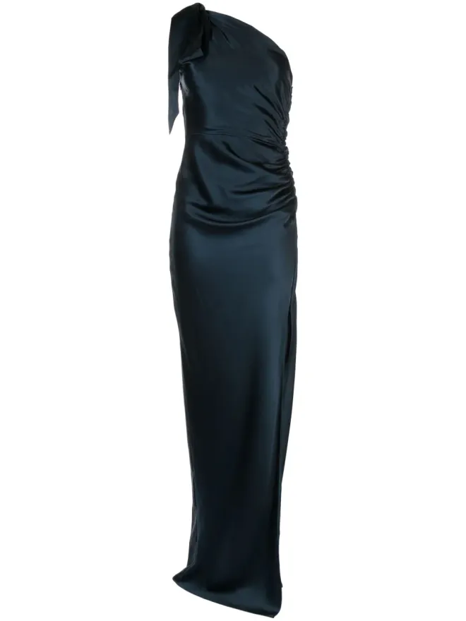 Michelle Mason Michelle Mason アシンメトリック シルク マキシドレスの商品画像