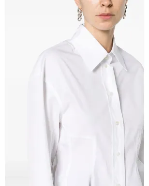 Stella McCartney ペプラムウエスト コットン シャツ - サムネイル5