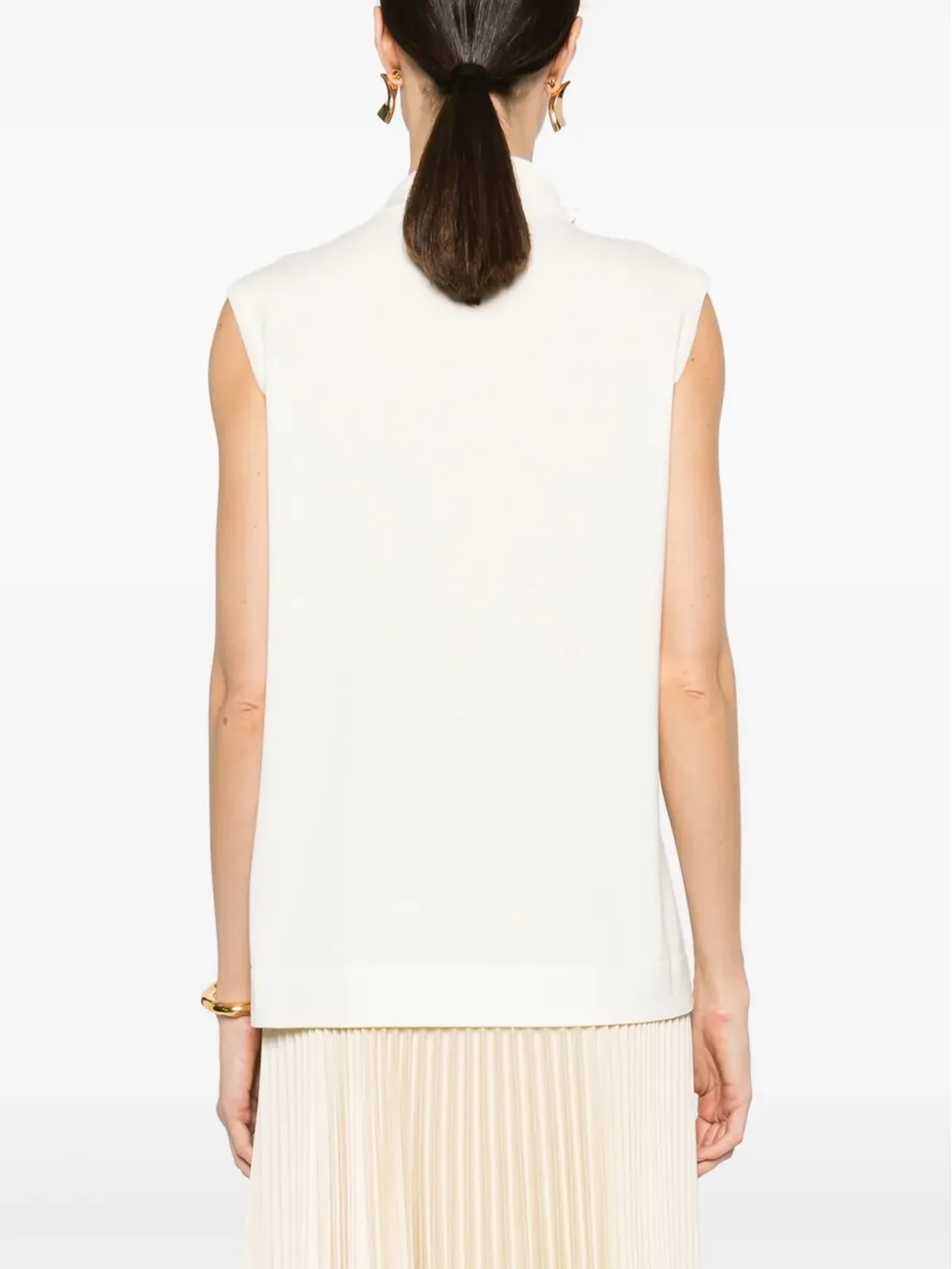 Jil Sander ハードウェアディテール入り ニット タンクトップ - ニュートラルカラー - 画像4