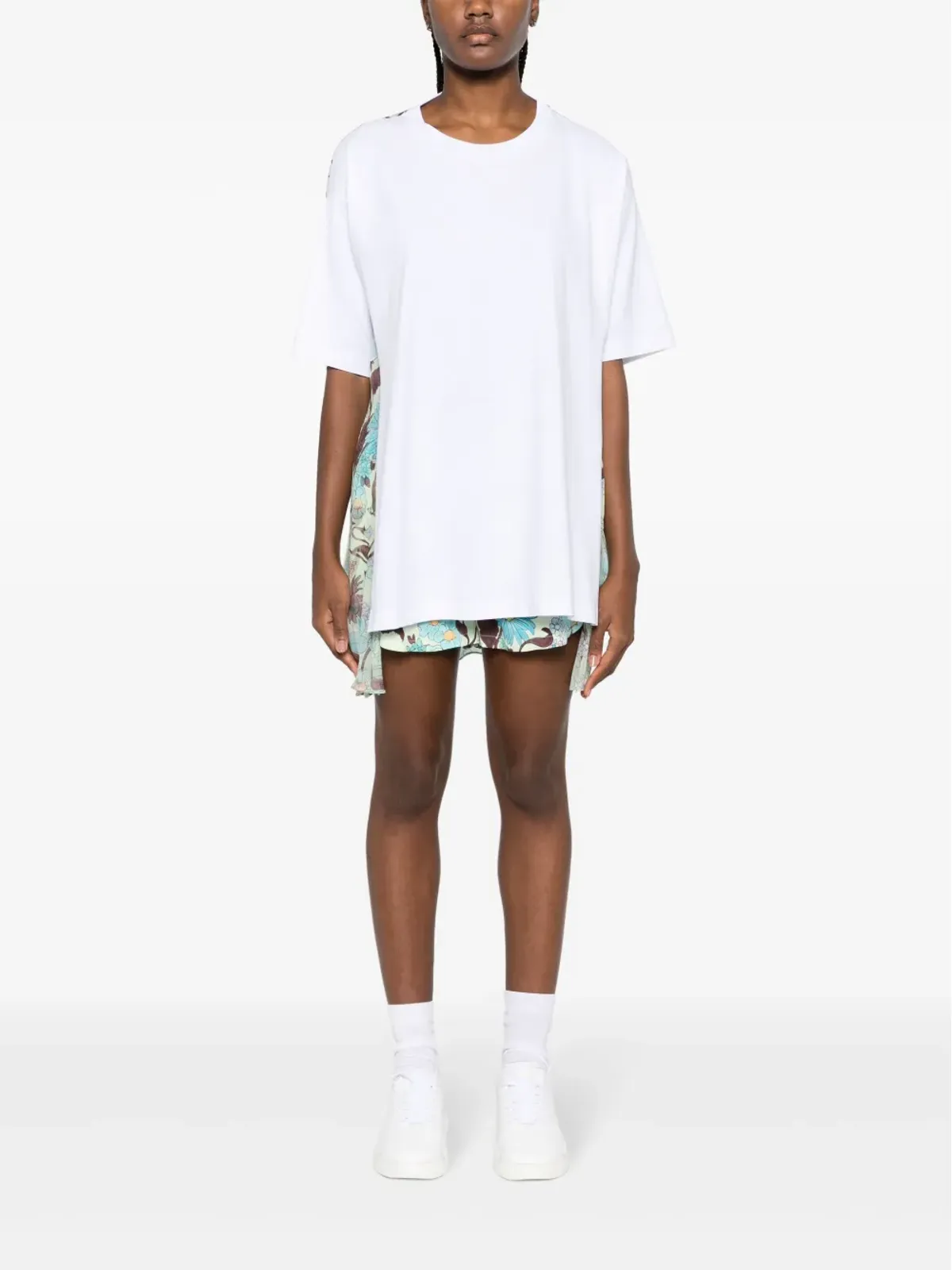 Stella McCartney フローラルプリントパネル Tシャツ - 画像2