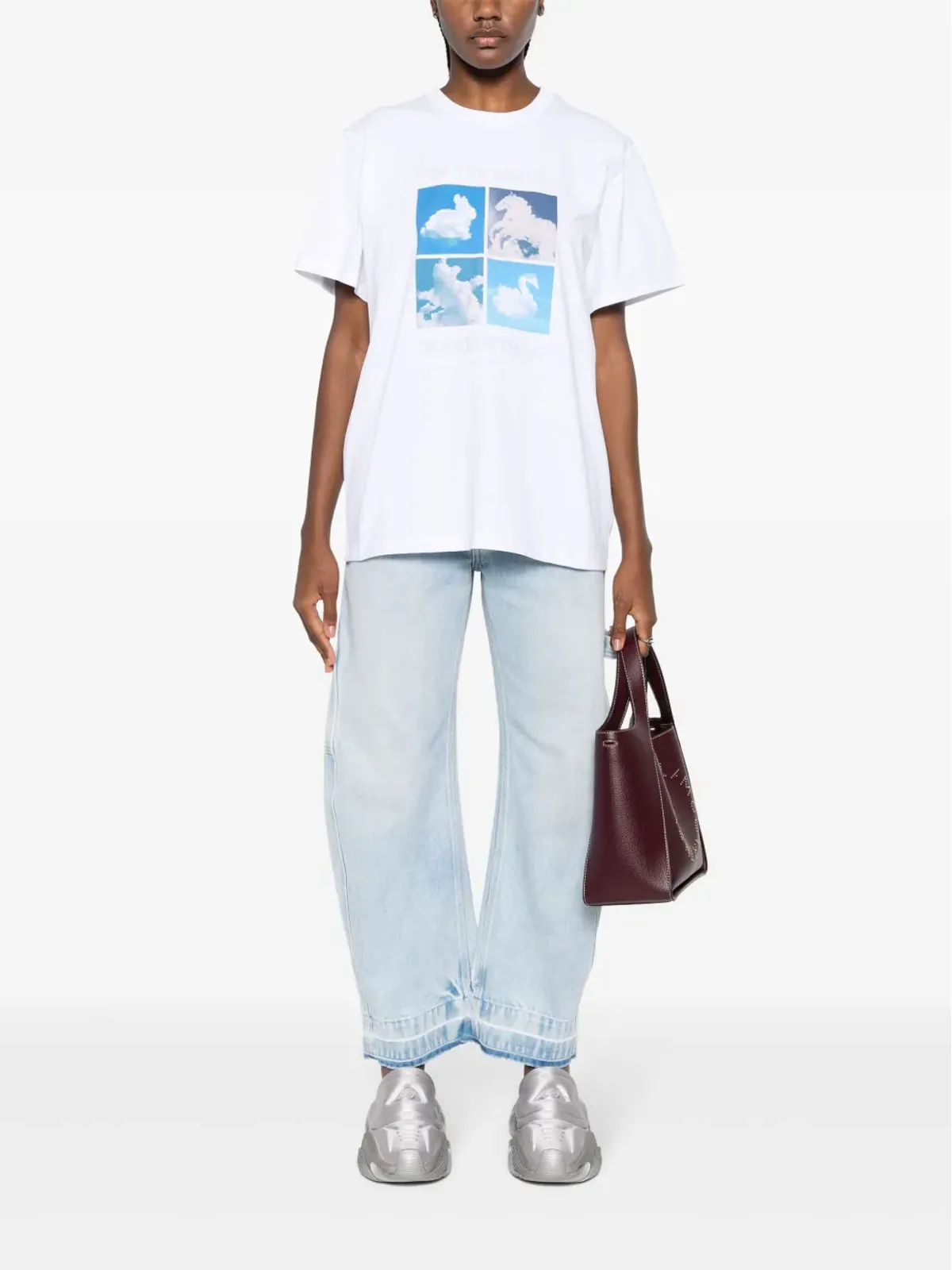 Stella McCartney ミッドライズ テーパードジーンズ - 画像2