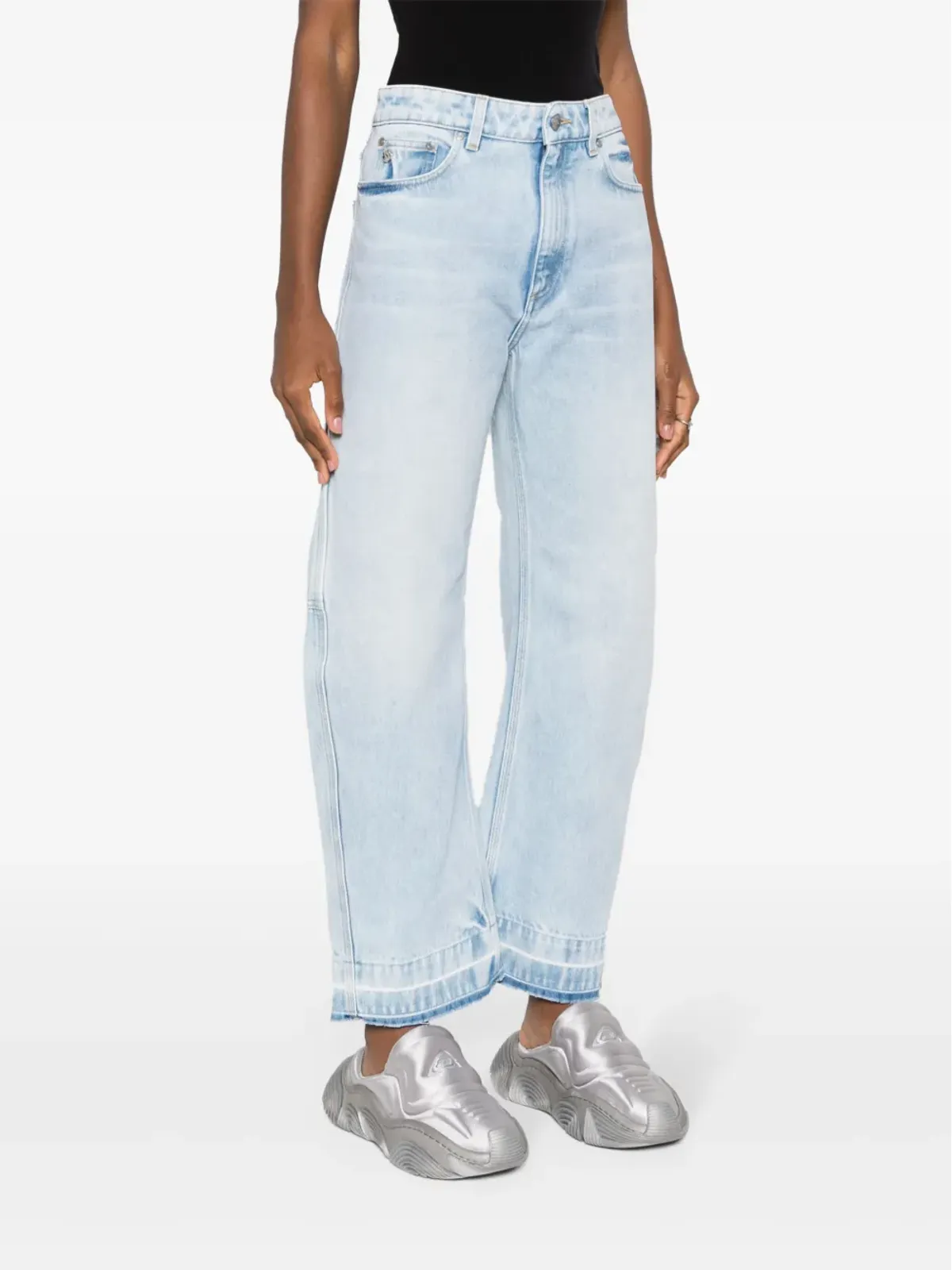 Stella McCartney ミッドライズ テーパードジーンズ - 画像3